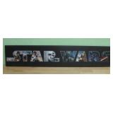 7 X 36 Star Wars Print On Board Wall Decor