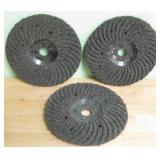 Three 7' Grinding Wheels