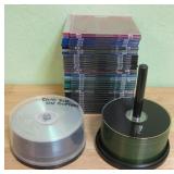 Blank CD-R & DVD-R Discs With Empty Cases