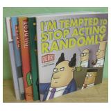 Five Scott Adams Dilbert Paperback Books