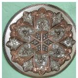 Hand Crafted Turkish Copper Tray / Decor