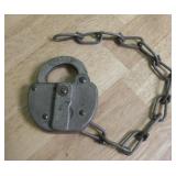 Vintage A.T & S.F Railroad Lock - No Key