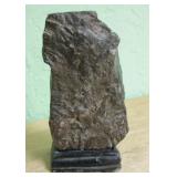 Carved Soapstone Vase On Base