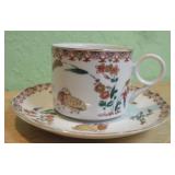 Arita Golden Partridge Porcelain Cup & Saucer
