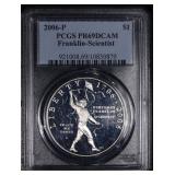 2006 P Ben Franklin Silver Commem PCGS PR-69 DCAM