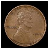 1909 VDB Lincoln Wheat Cent Penny KEY Coin
