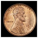 1910 Lincoln Wheat Cent Penny RD