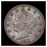 1907 Liberty V-Nickel Lustrous!