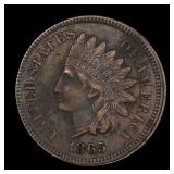 1865 Indian Head Cent Semi Key DDR + Die Lines