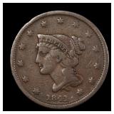 1841 Large Cent Braided Hair