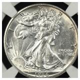 1936 S Walking Liberty Half Dollar NGC MS-61