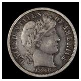 1898 O Barber Liberty Dime 10c Better Date