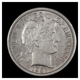 1907 S Barber Liberty Dime 10c Better Date