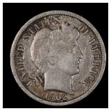 1902 S Barber Liberty Dime 10c Better Date