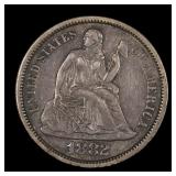 1882 Seated Liberty Dime 10c