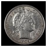 1905 Barber Liberty Dime 10c