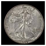 1942 D Walking Liberty Half  Better Nice!