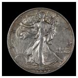 1929 S Walking Liberty Half  Better Date Scratch