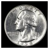 1938 Washington Silver Quarter WOW