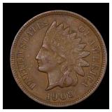 1908 Indian Head Cent Penny