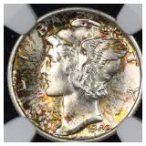 1940 S Mercury Silver Dime NGC MS-65 TONED