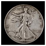 1929 S Walking Liberty Half Dollar Better Date