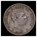 1883 Hawaii Dime 10c ULTRA RARE!