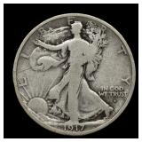 1917 S Walking Liberty Half Obverse RARE