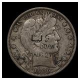 1906 Barber Half Silver Dollar Details