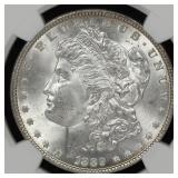 1889 Morgan Silver Dollar NGC MS-64