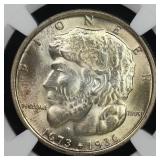 1936 Elgin Silver Commem Half 50c NGC MS-65