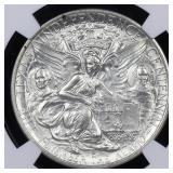 1937 D Texas Silver Commem Half 50c NGC MS-65