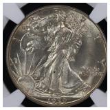 1939 D Walking Liberty Half Dollar NGC MS-64