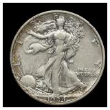 1934 S Walking Liberty Half Dollar VF