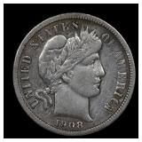 1913 S Barber Silver Dime Better Date