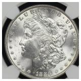 1886 Morgan Silver Dollar NGC MS-63
