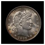 1897 Barber Quarter CHOICE BU