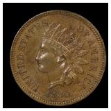 1880 Indian Head Cent Penny AU