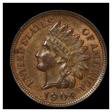 1904 Indian Head Cent Penny BU NICE!