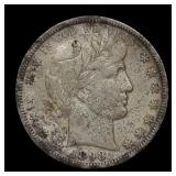 1898 S Barber Half Silver Dollar VF/XF Details
