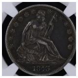 1843 Seated Liberty Half Dollar NGC XF-45
