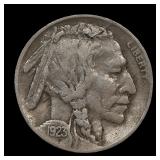 1923 S Buffalo Nickel VF Lamination Error