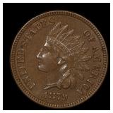 1879 Indian Head Cent Penny AU Better Date