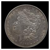 1891 O Morgan Silver Dollar AU Better Date