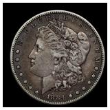 1884 S Morgan Silver Dollar VF+/XF Semi Key Date