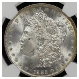 1885 O Morgan Silver Dollar NGC MS-64 FROSTY
