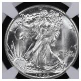 1943 D Walking Liberty Half Dollar NGC MS-65