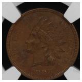 1908 S Indian Head Cent Penny NGC AU Dtls KEY DATE