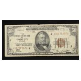 1929 $50 Kansas City Federal Reserve Brown Note