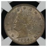1896 Liberty V-Nickel NGC MS-60